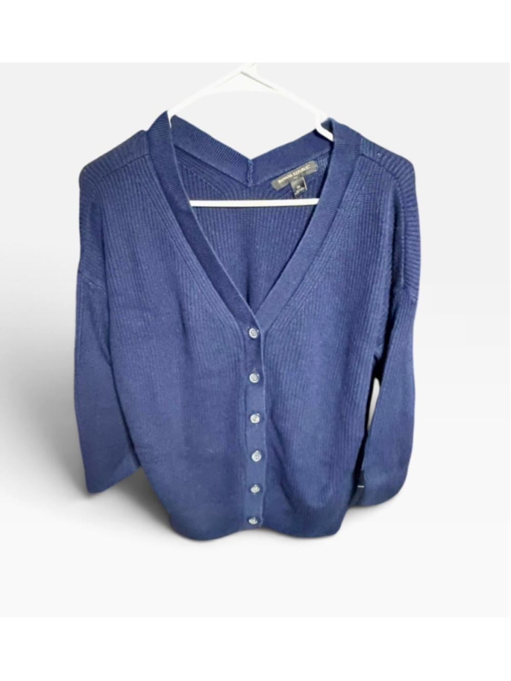 Women's Banana Republic Cardigan Sweater Blue Size M